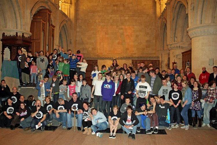 Malmesbury Abbey Skateboard Fe