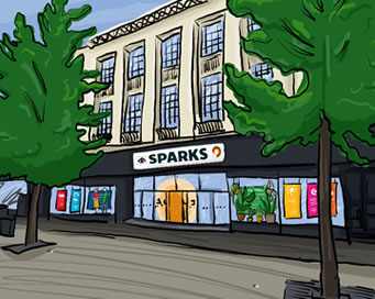 See what we've been up to in the Sparks building